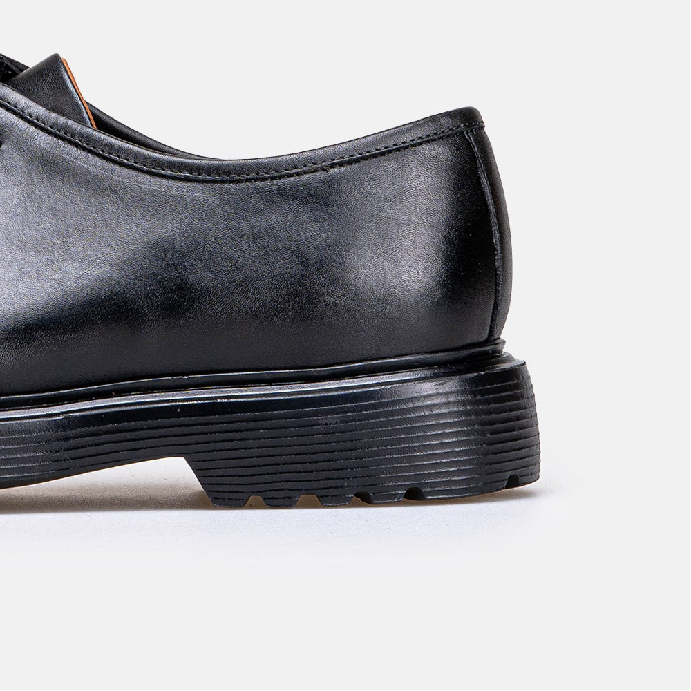 Volzak 5322 leather shoe Black