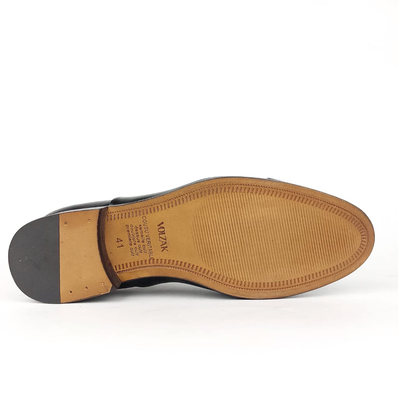 Volzak 1094 botte en cuir noir