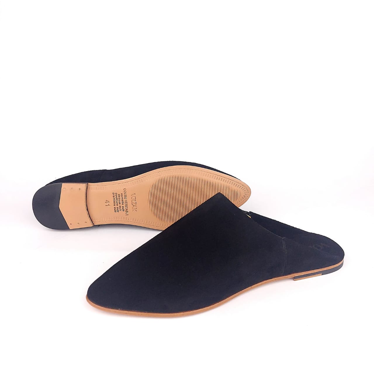 102 Luxury Balgha in Black Suede