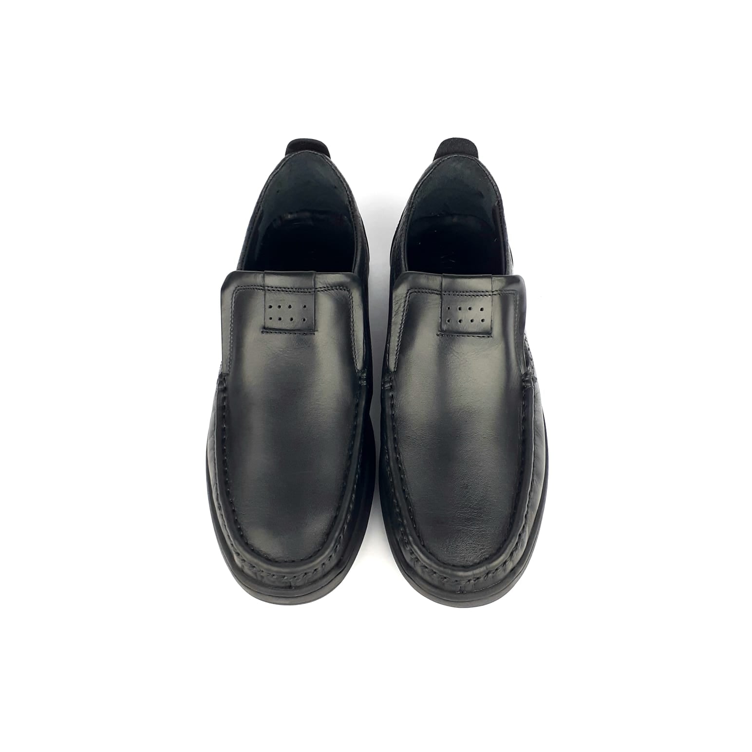 2143 S Chaussure en cuir noir