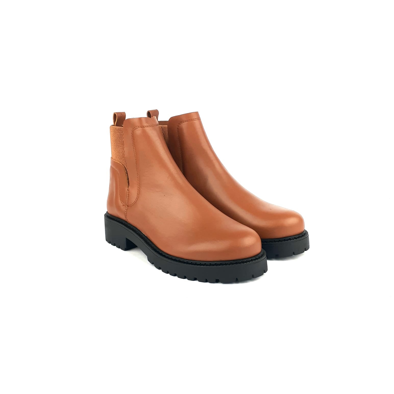 Volzak 1085 Bottine en cuir Camel