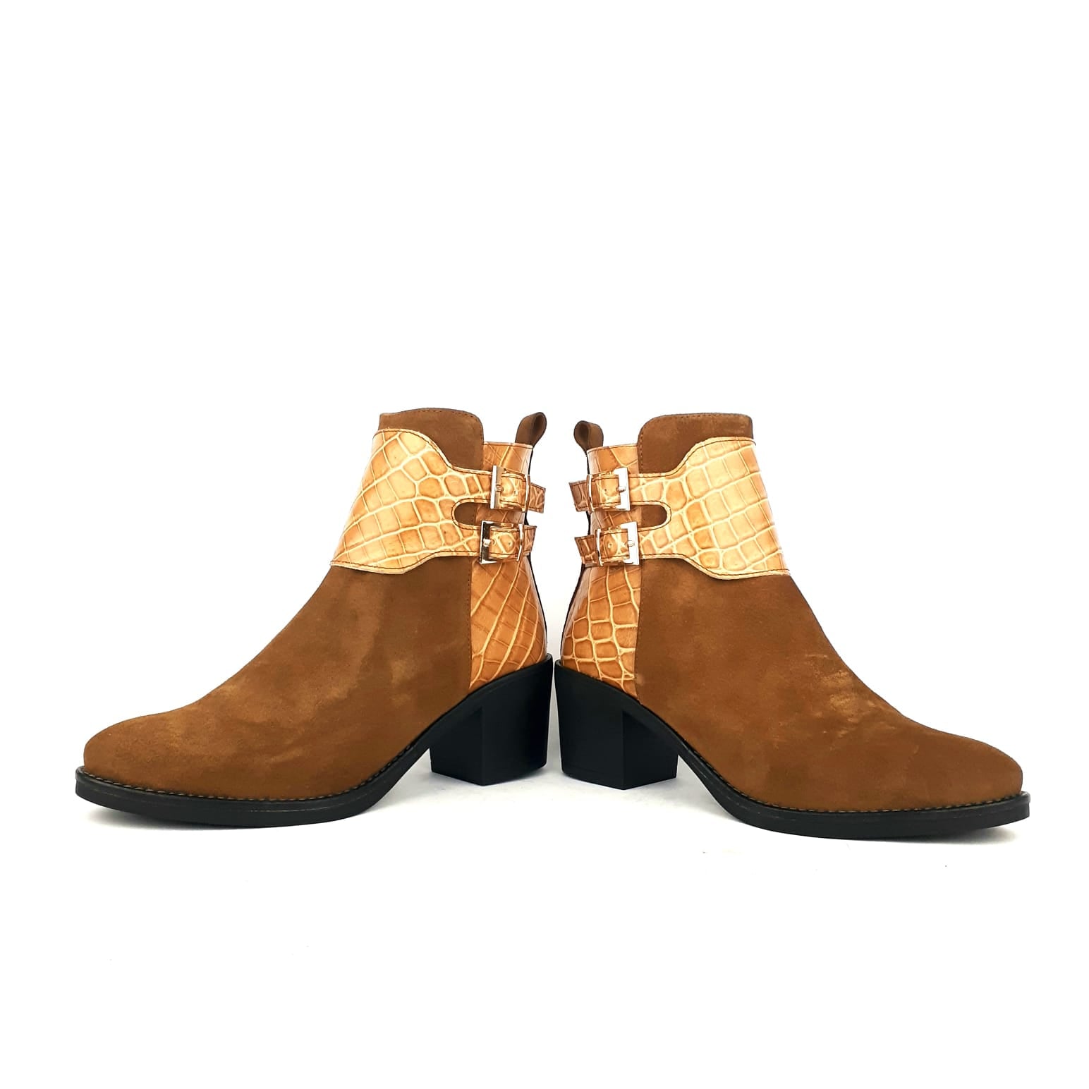 Volzak 1106 Bottine en daim Cajou