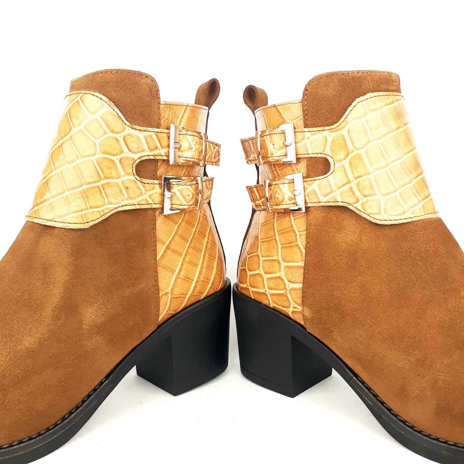 Volzak 1106 Bottine en daim Cajou