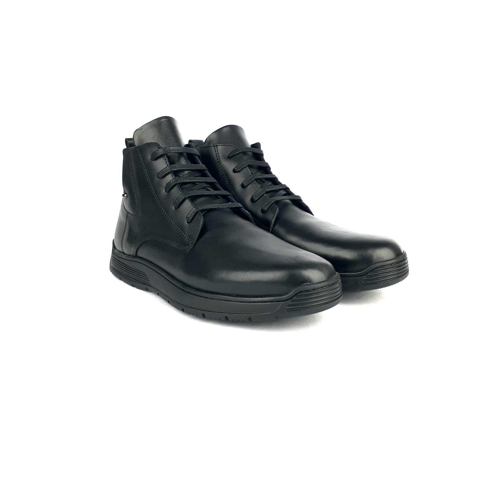 7023 Bottine en cuir Noir