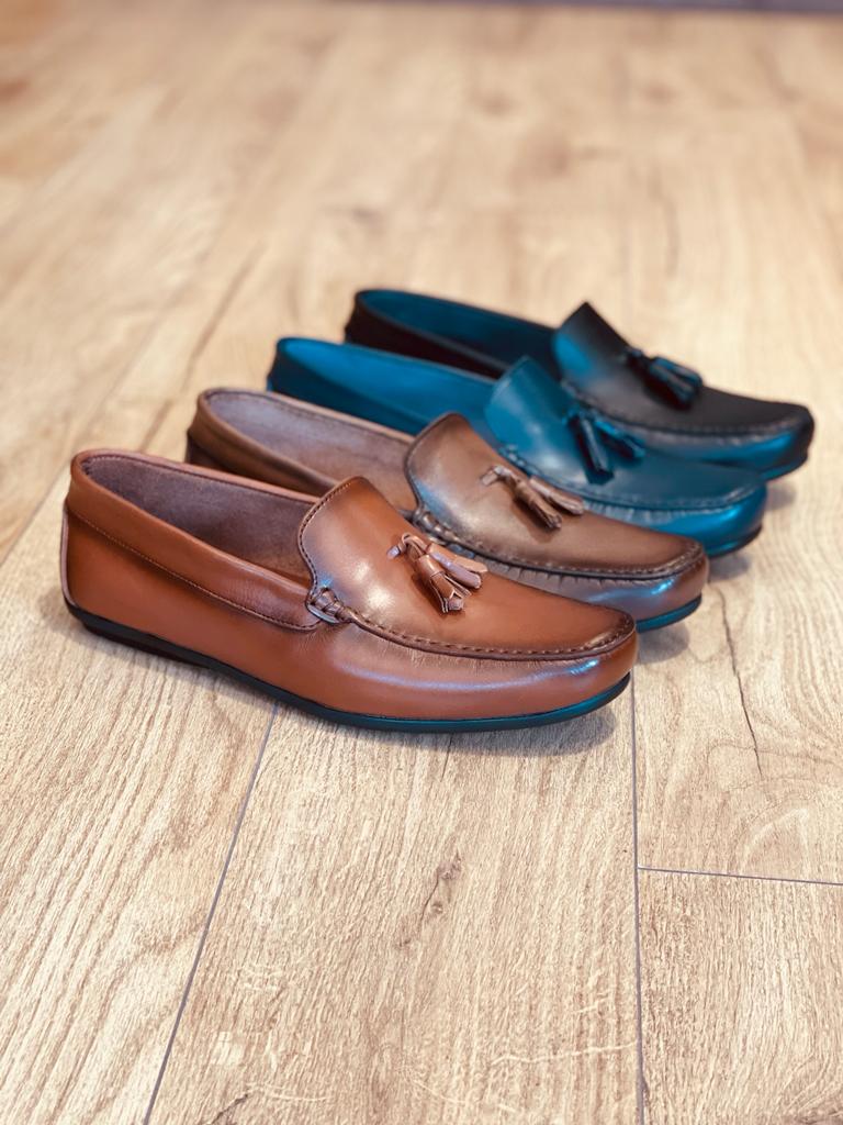 Volzak 5090 Mocassin en cuir Noir