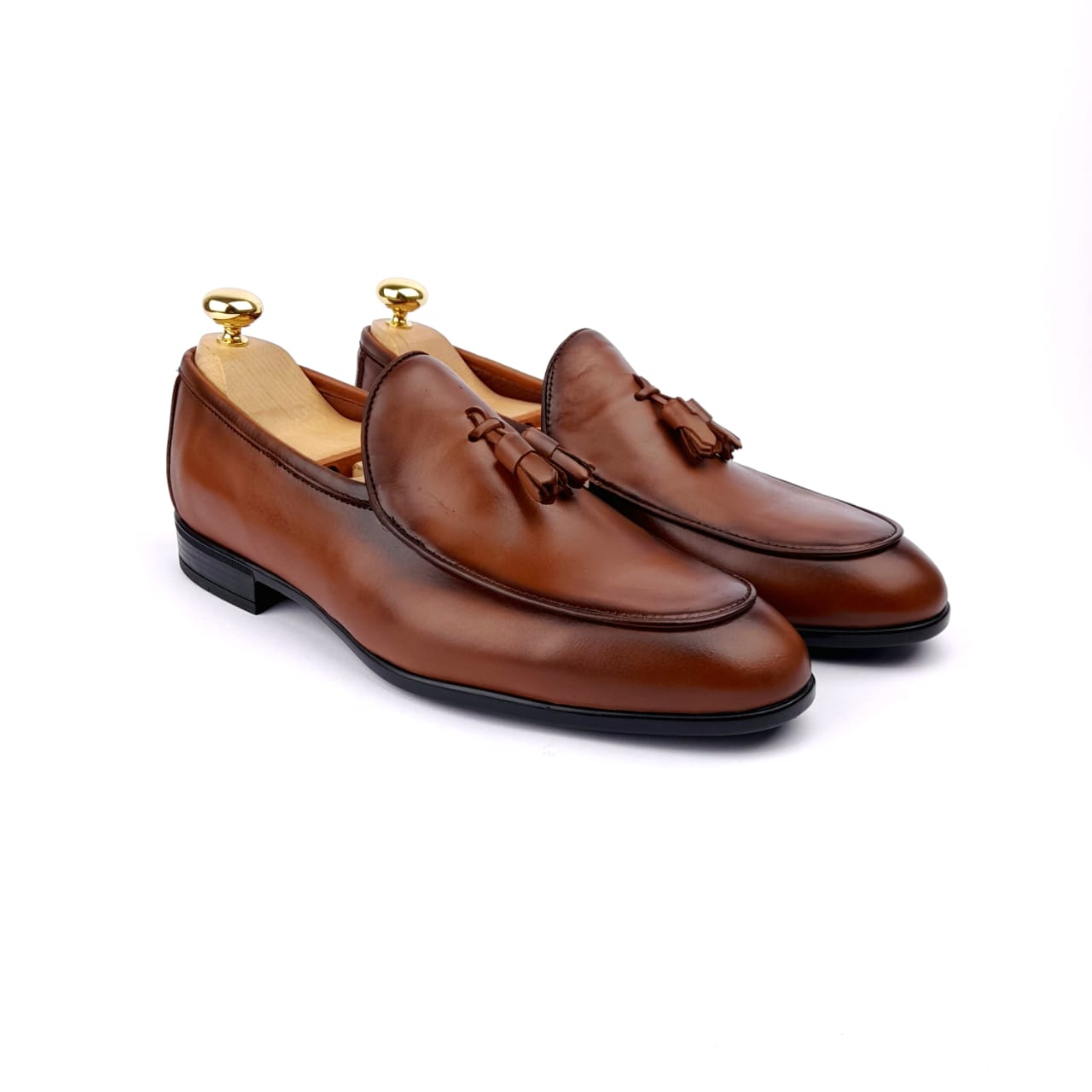 Volzak 5053 Mocassin en cuir Camel