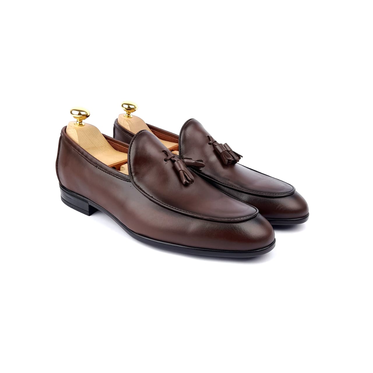 Volzak 5053 Mocassin en cuir Marron