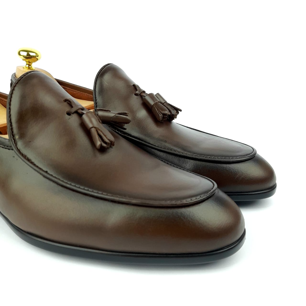 Volzak 5053 Mocassin en cuir Marron