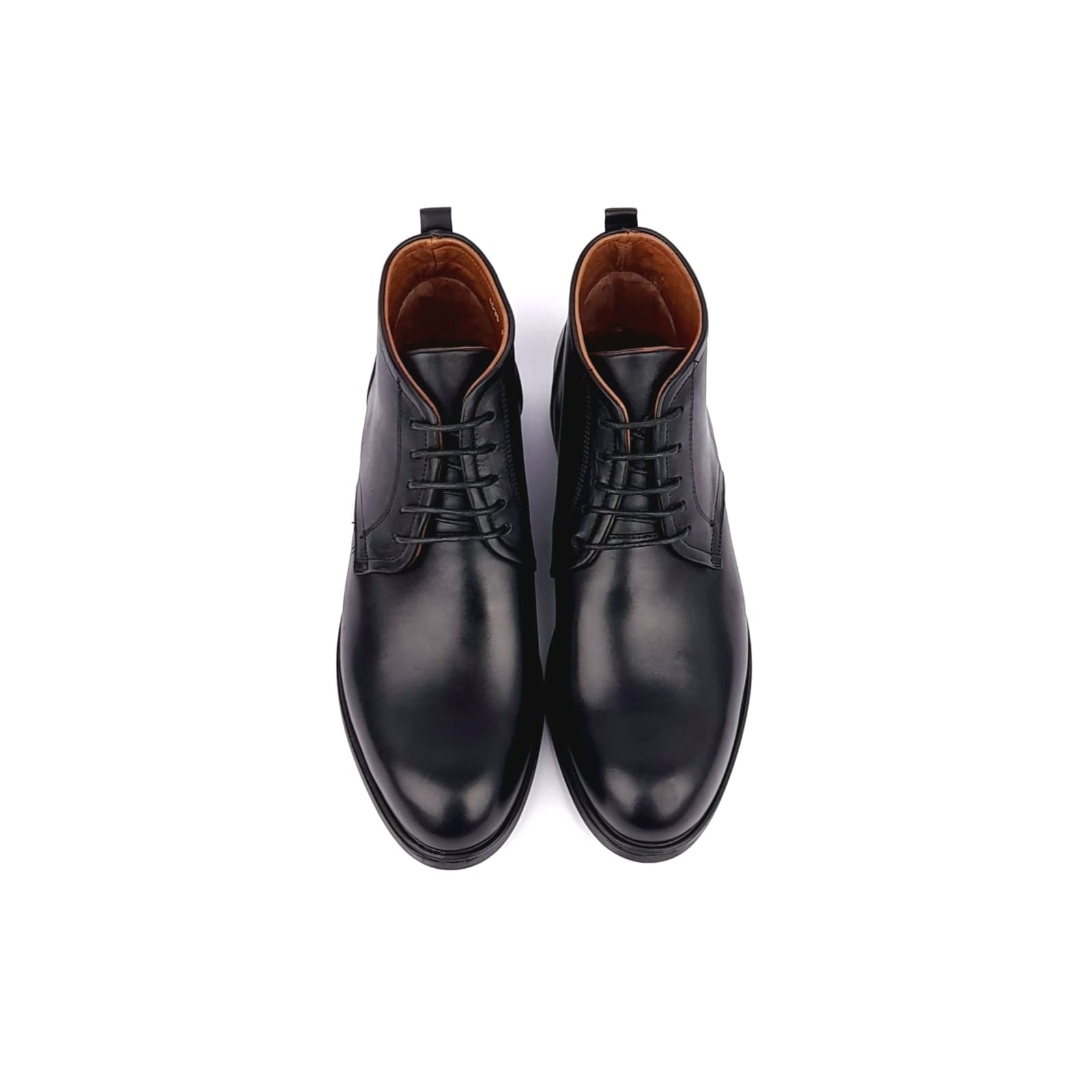 Volzak 6035 Black Leather Ankle Boot