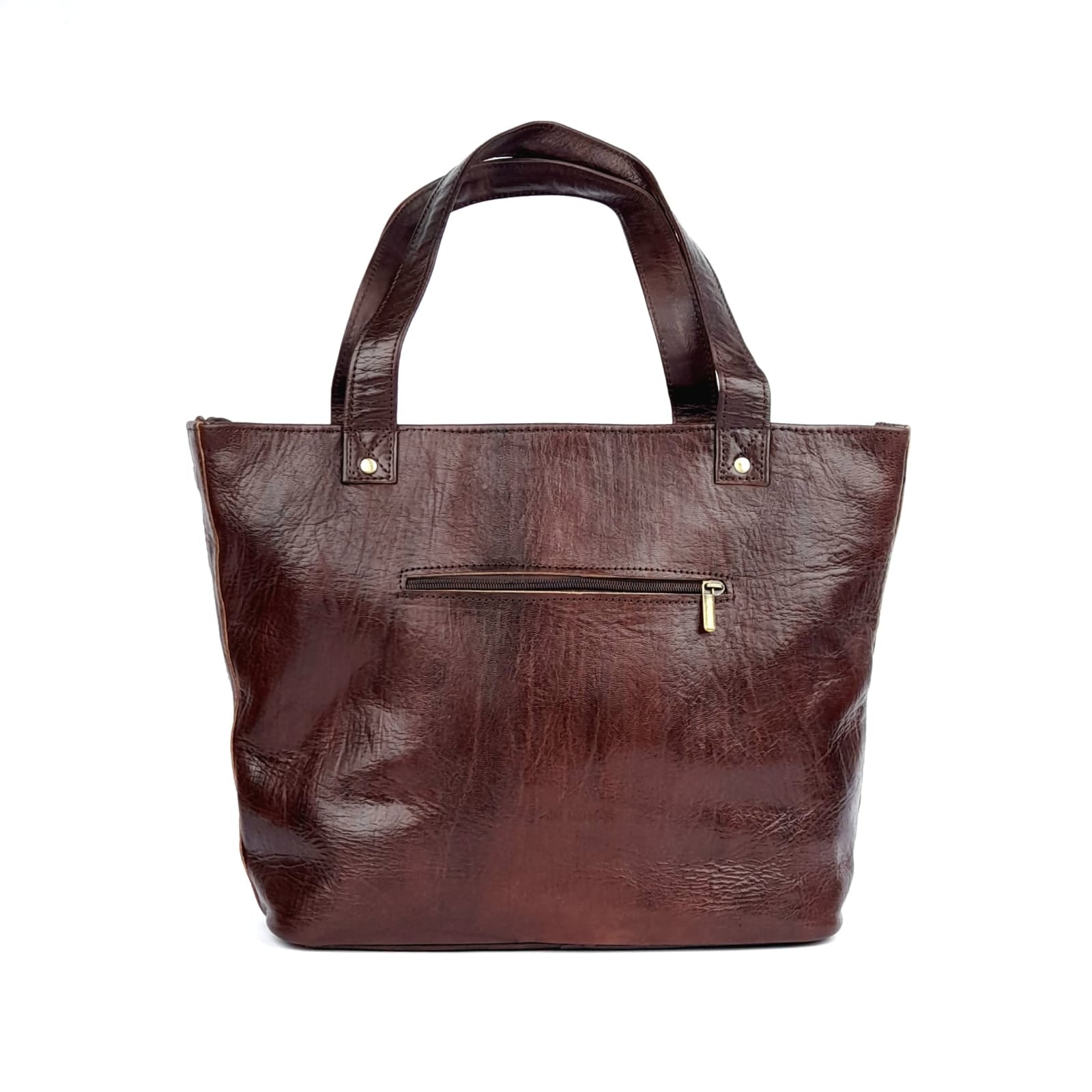 D34 Sac à Main En Cuir Marocain Marron