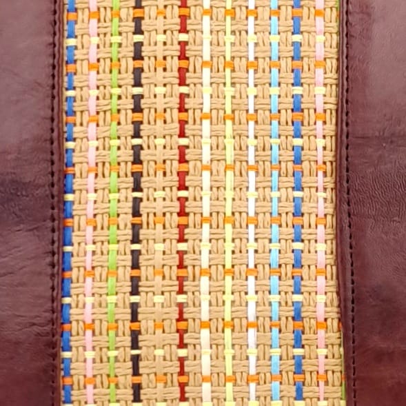 حقيبة يد AR68 من الجلد المغربي باللون البني