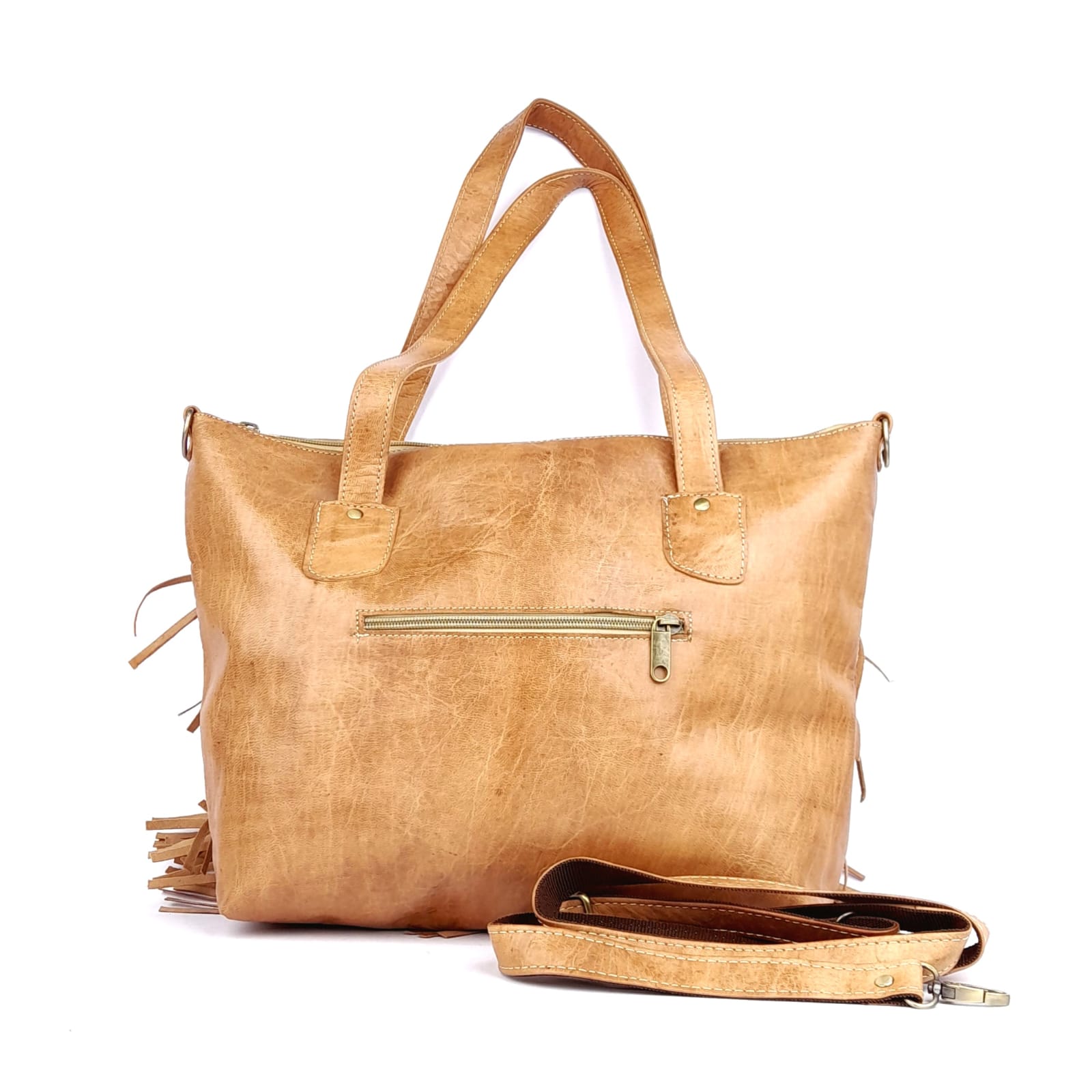 D36 Sac à Main En Cuir traditionnel Sable