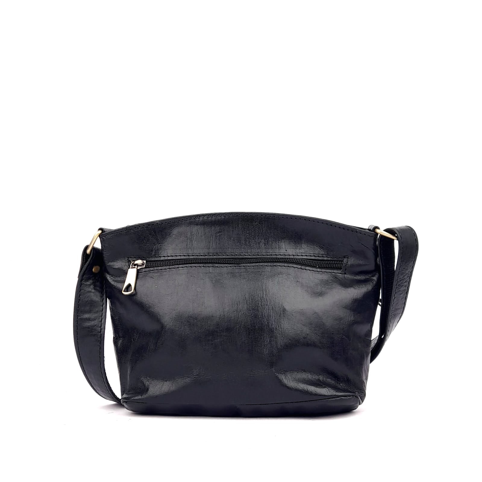 A63 Sac Femme En Cuir traditionnel Noir