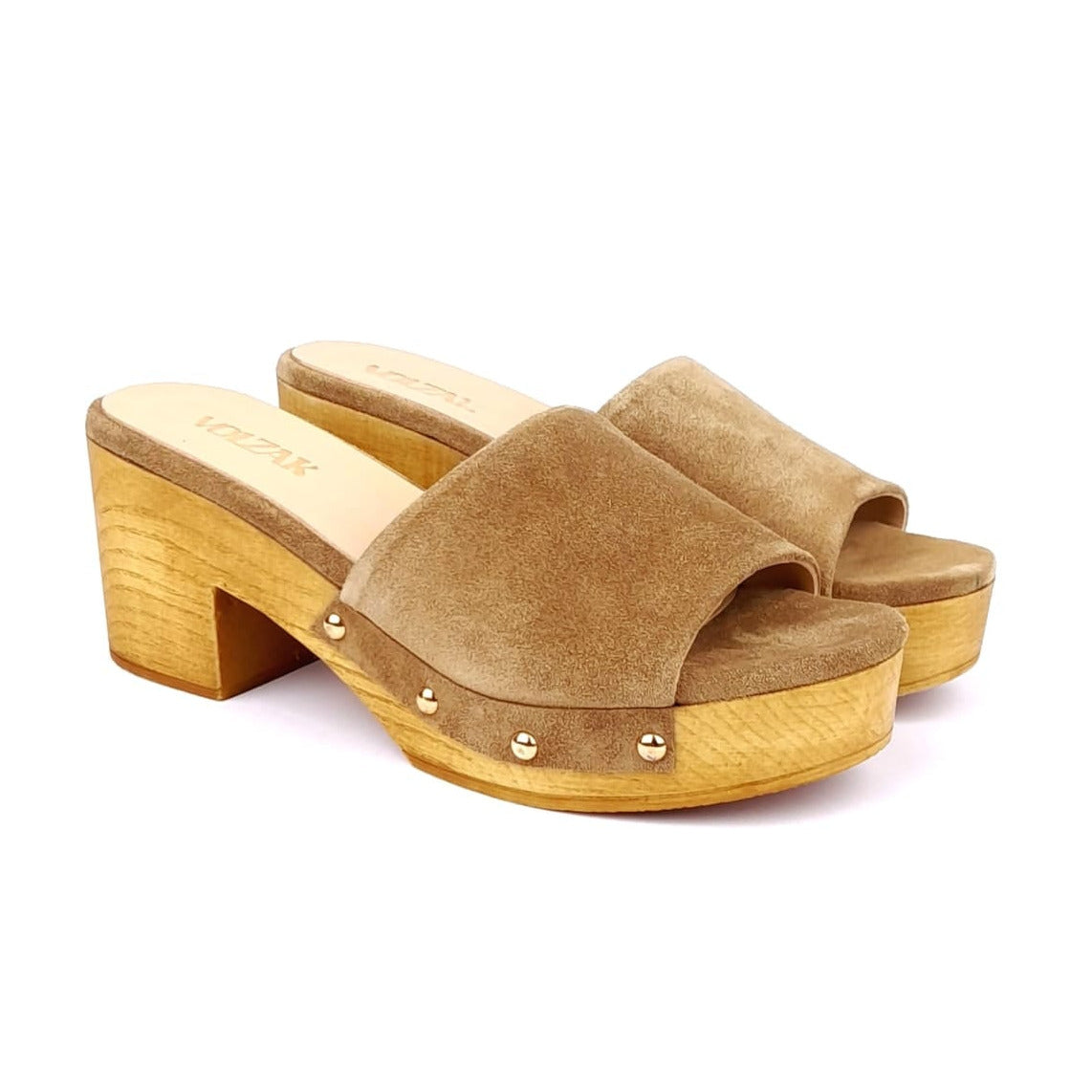 Volzak 50 Sandale en daim Camel