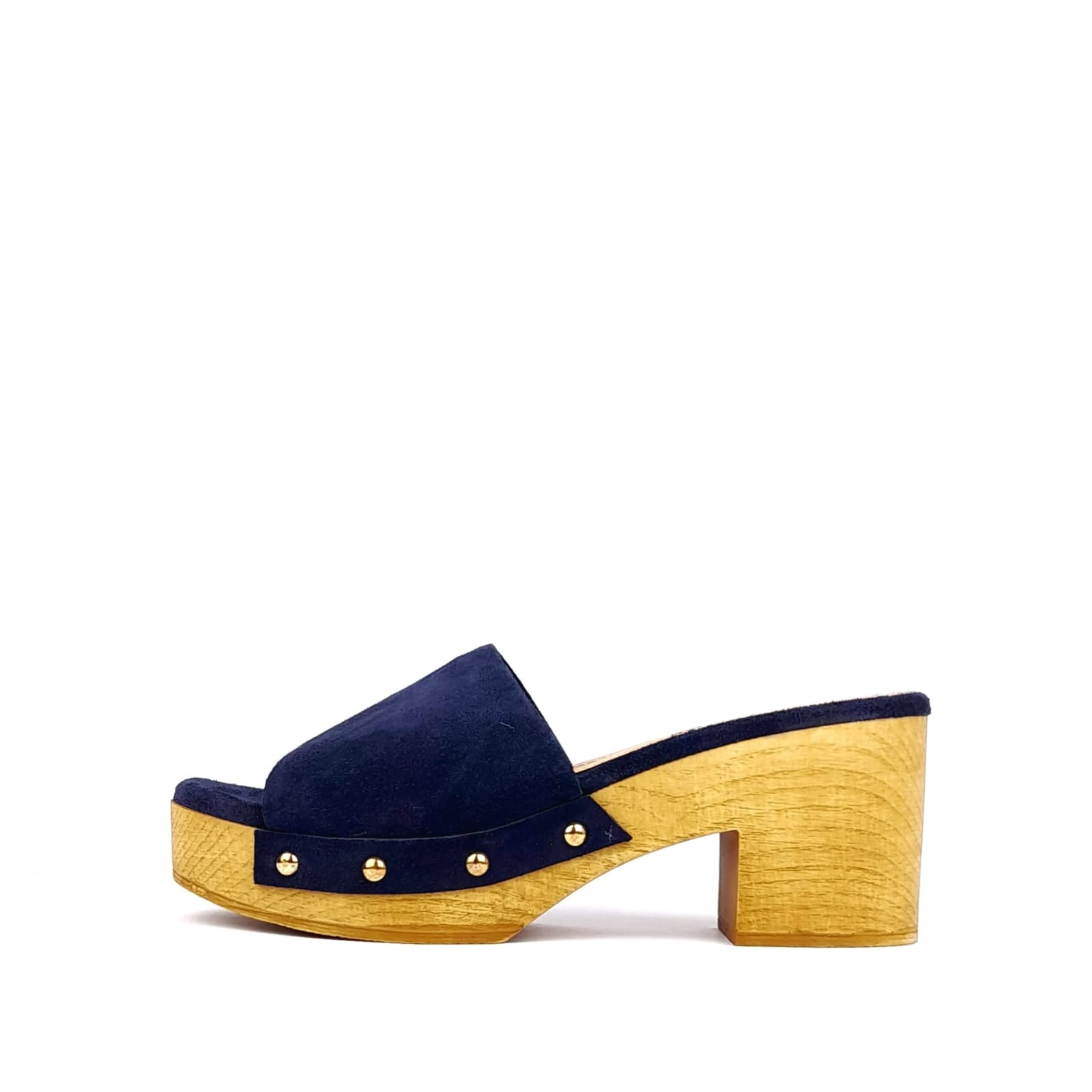 Volzak 50 Sandale en daim Bleu