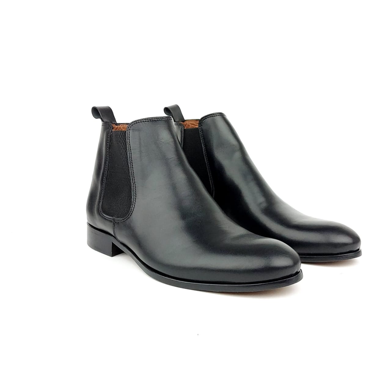 Volzak 1094 botte en cuir noir