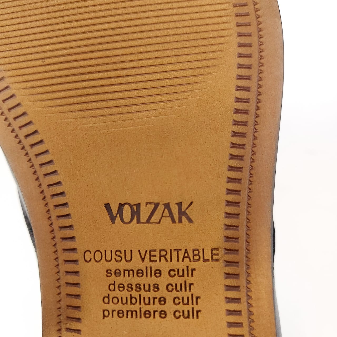 Volzak 1094 botte en cuir noir