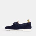 Volzak 05 Mocassin en daim Bleu