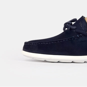 Volzak 05 Mocassin en daim Bleu