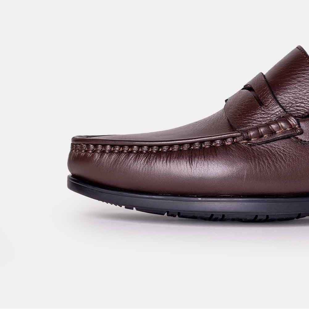Volzak 110 Mocassin en cuir Marron