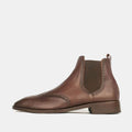 1142 Bottine en cuir marron