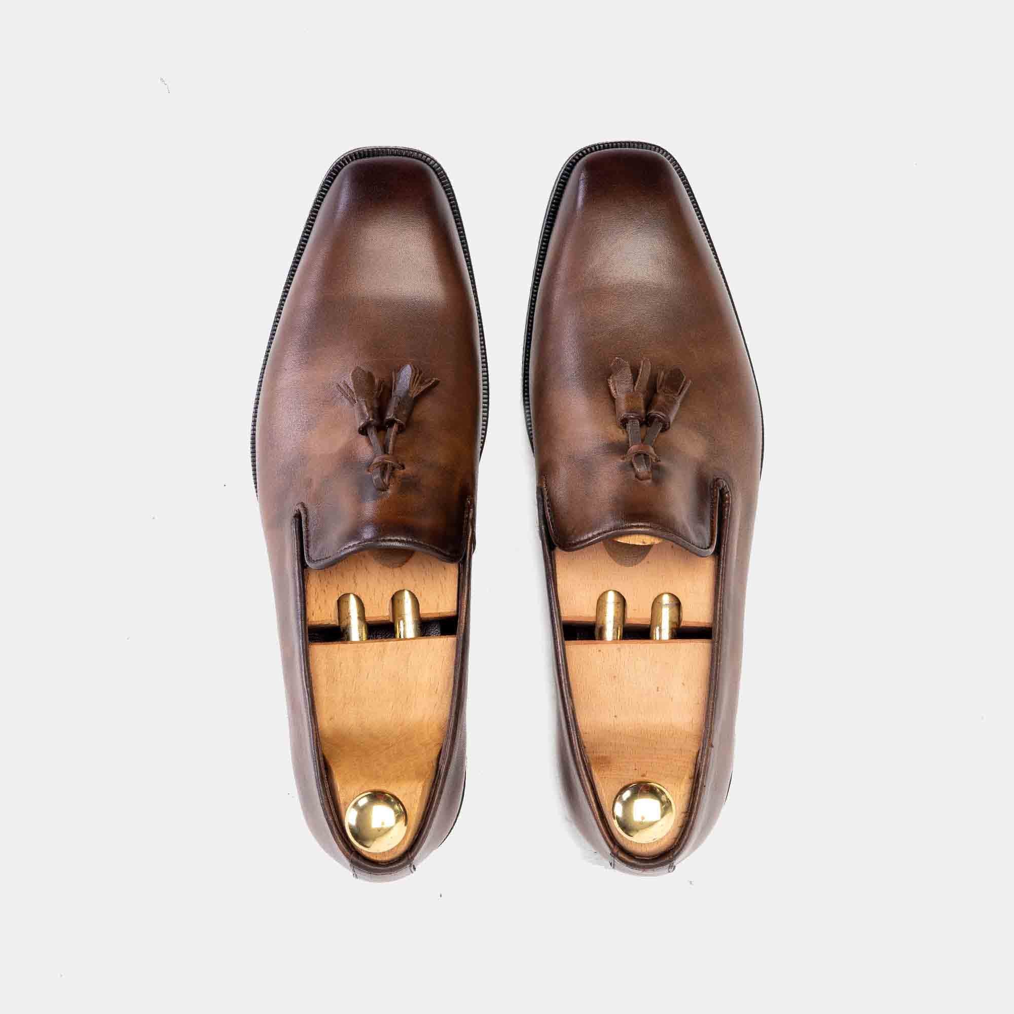 ''1302 Chaussure en cuir Marron vintage