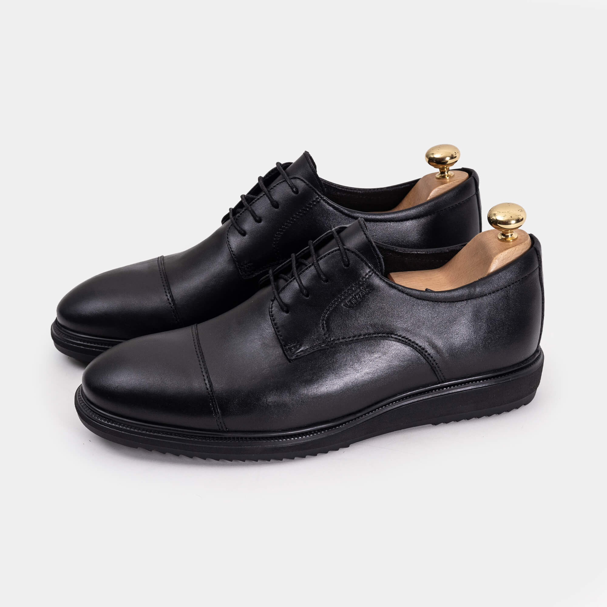 -508 Chaussure en cuir Noir