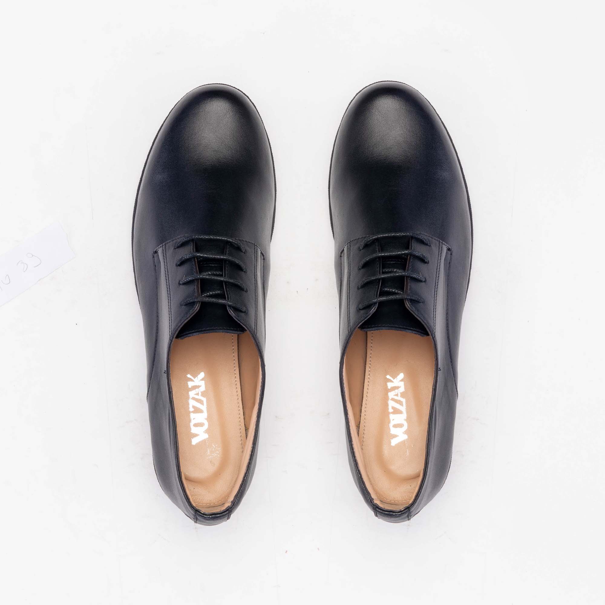 2044 Chaussure en cuir Noir