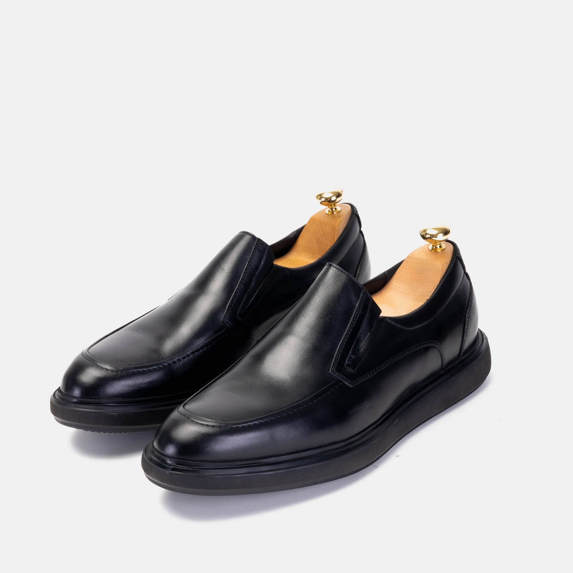 802 Chaussure en cuir Noir
