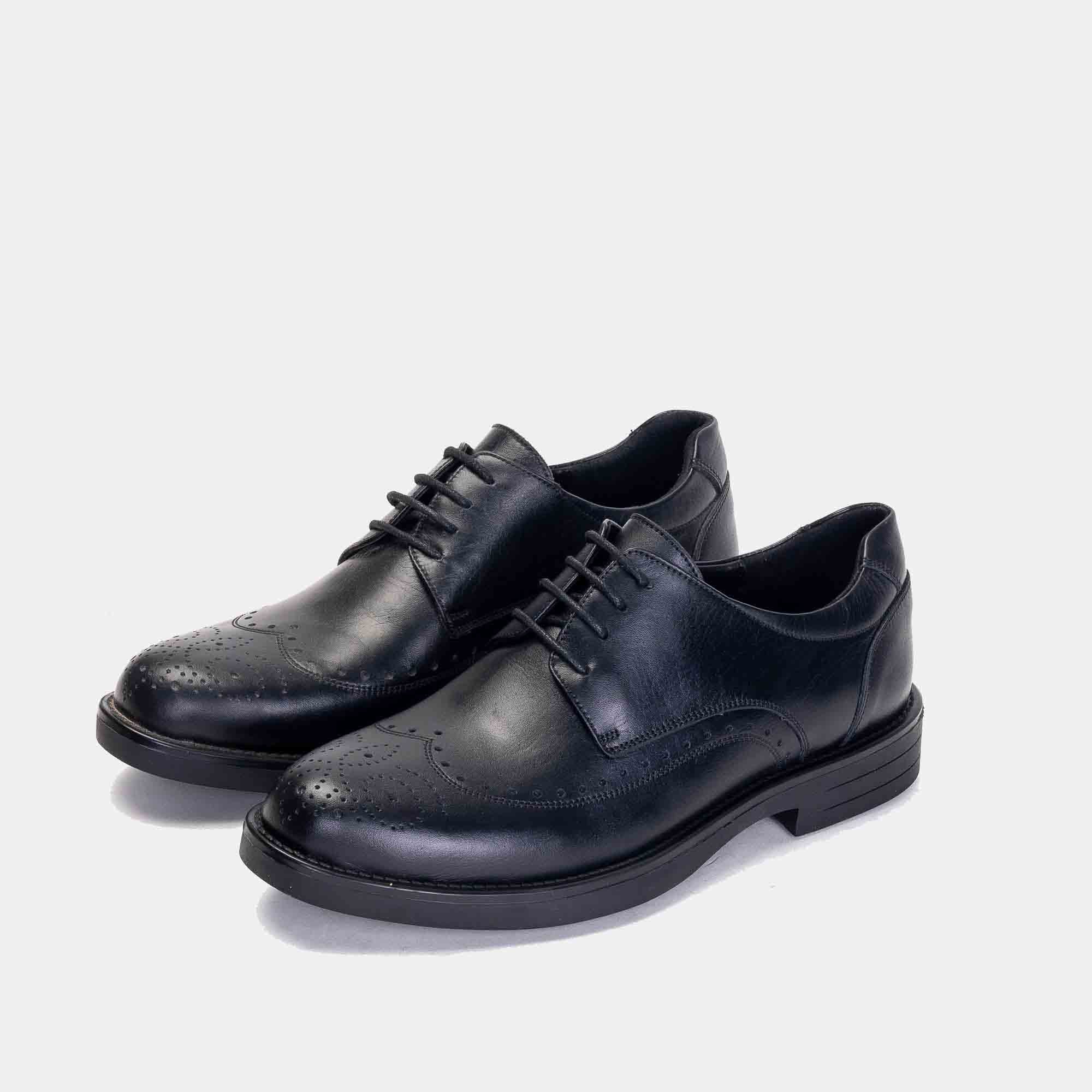 2193 Chaussure en cuir Noir