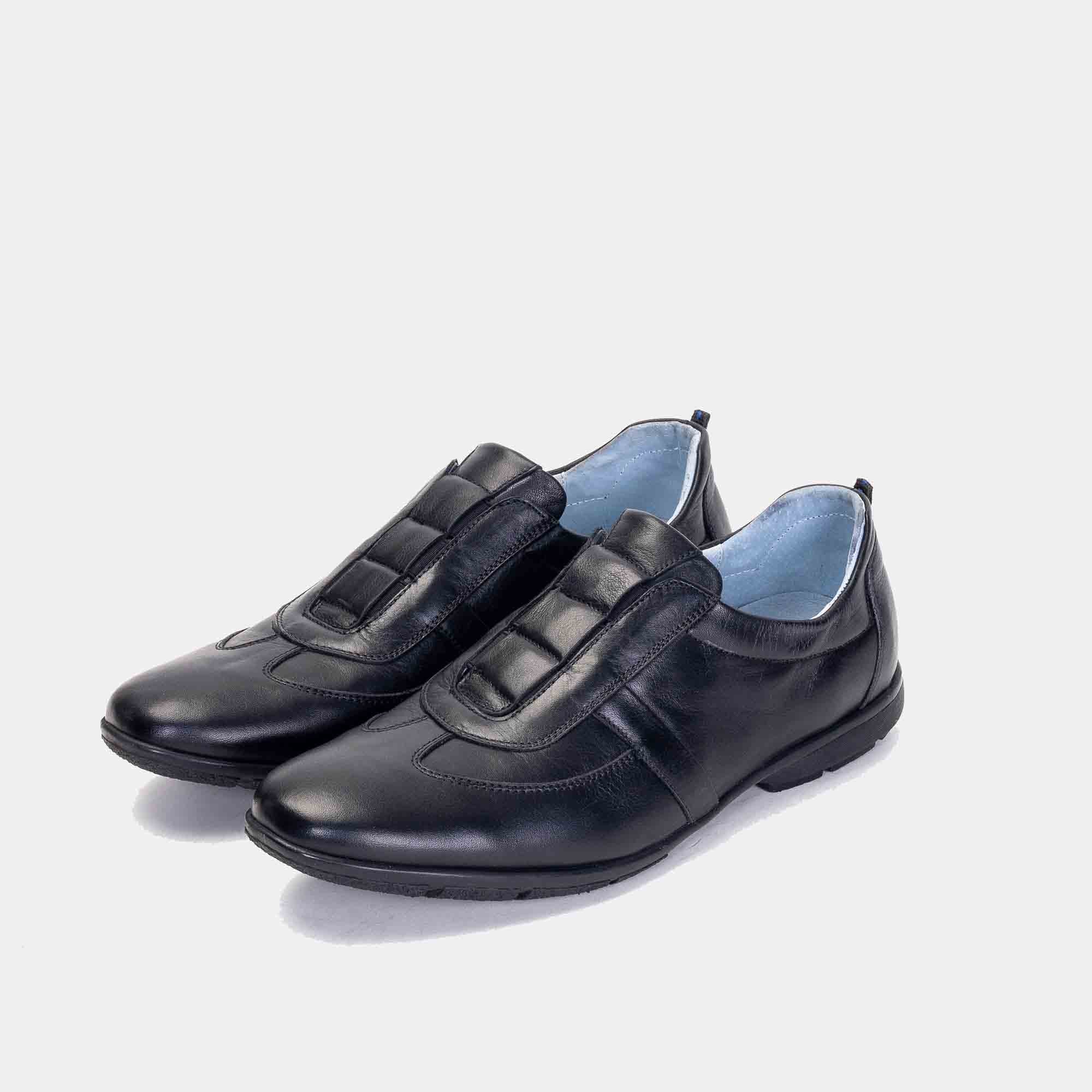 ''3008 Chaussure en cuir noir