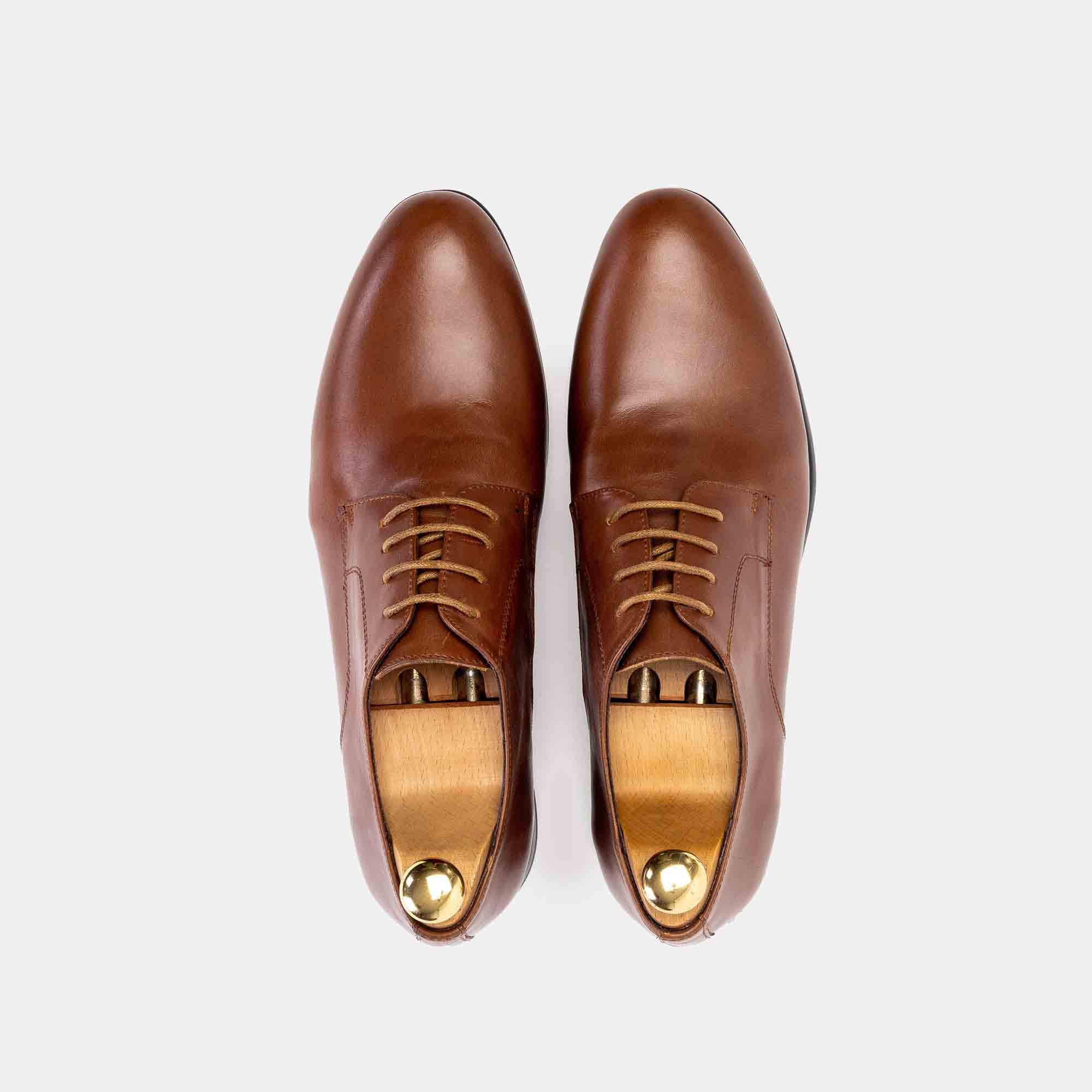 3082 Chaussure cuir Cajou
