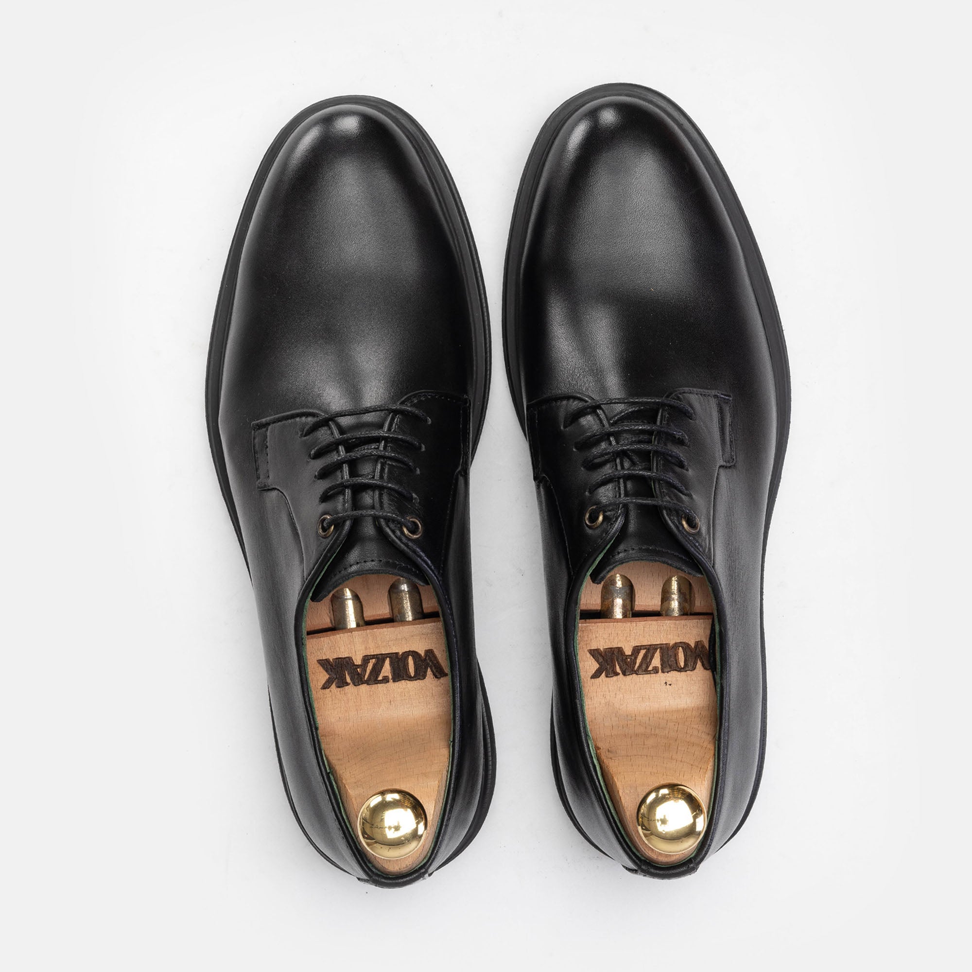 '336 Chaussure en cuir Noir