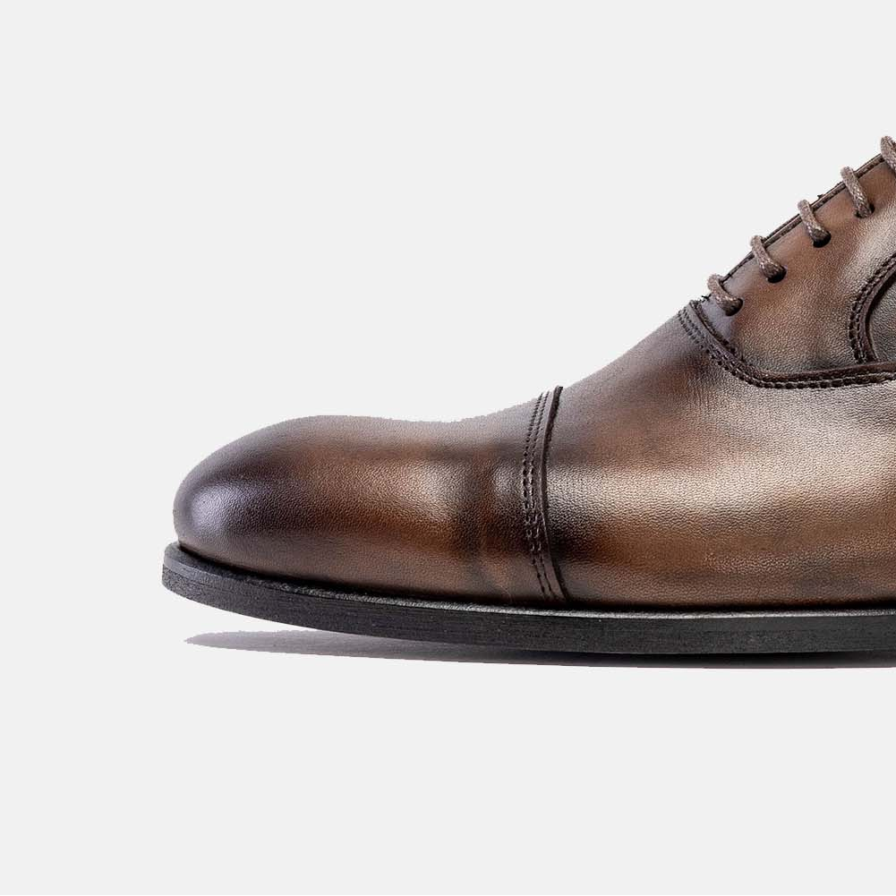 Volzak 5105 Chaussure cuir Marron Vintage