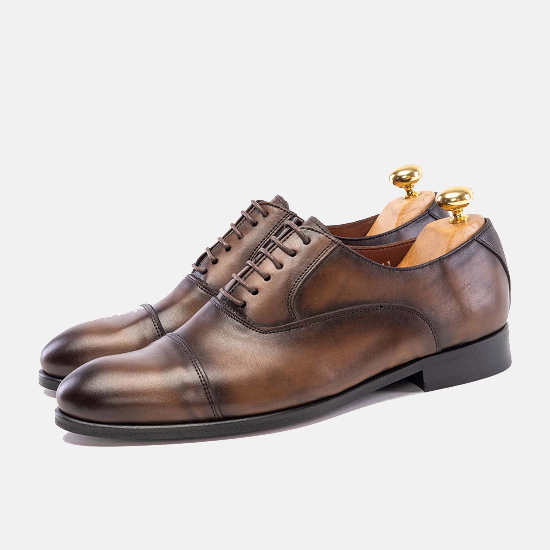 Volzak 5105 Chaussure cuir Marron Vintage