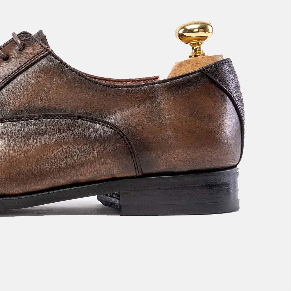 Volzak 5105 Chaussure cuir Marron Vintage