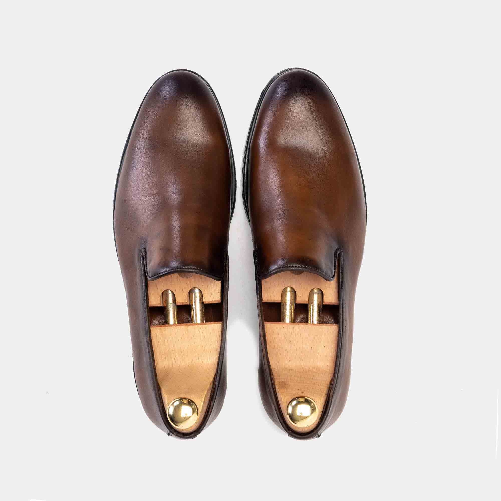 ''5108 Chaussure cuir Marron Vintage