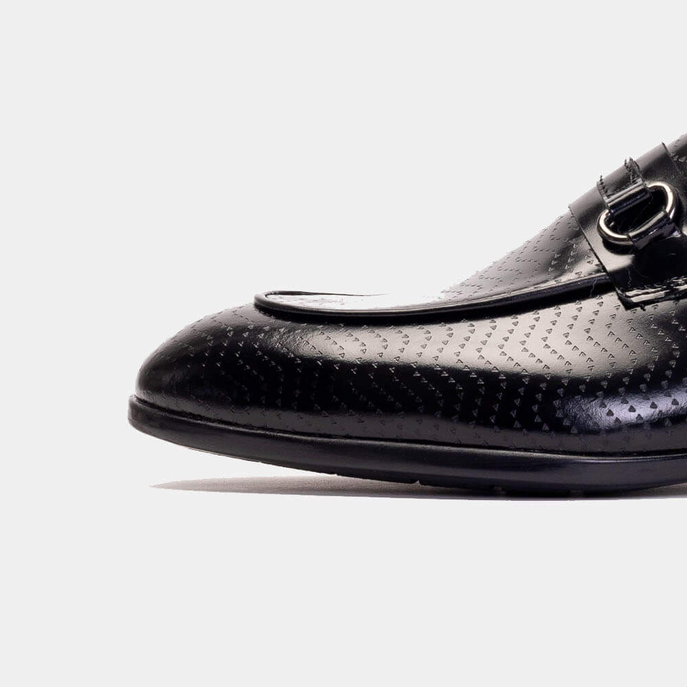 Volzak 5124 Chaussure cuir Démasquable Noir