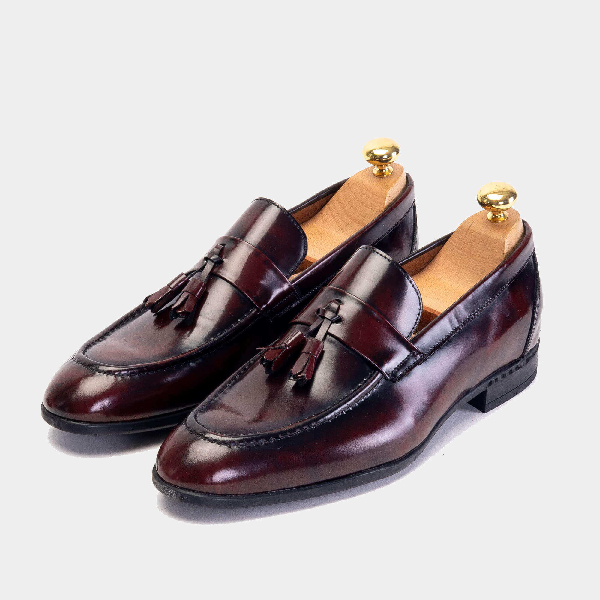 ''5125 Chaussure cuir Démasquable Bordeaux