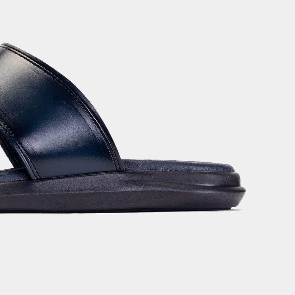 Volzak 5133 Sandale en cuir bleu