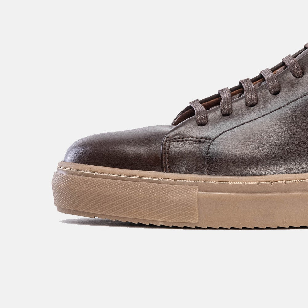 Volzak 5150 Basket en cuir Marron