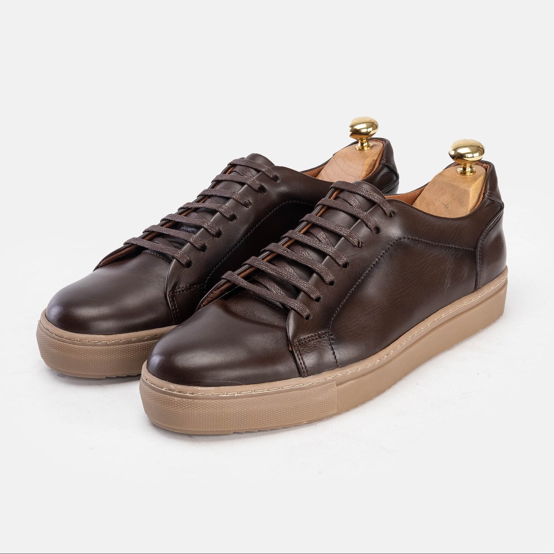 Volzak 5150 Basket en cuir Marron