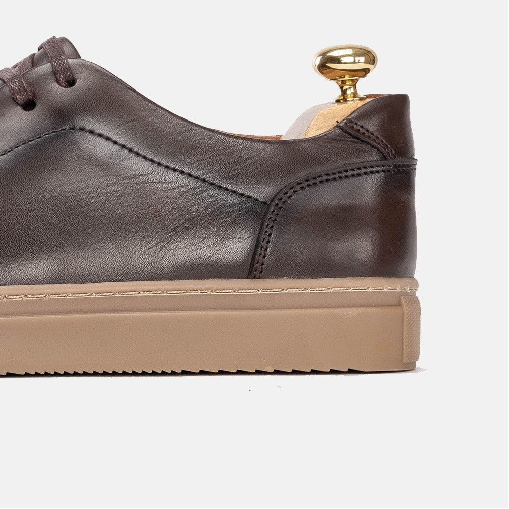 Volzak 5150 Basket en cuir Marron