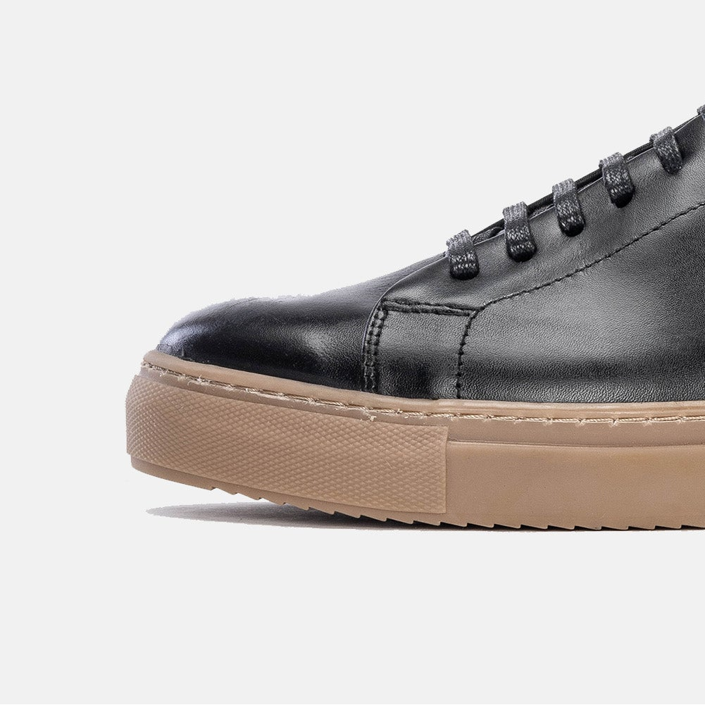 Volzak 5150 Basket en cuir Noir