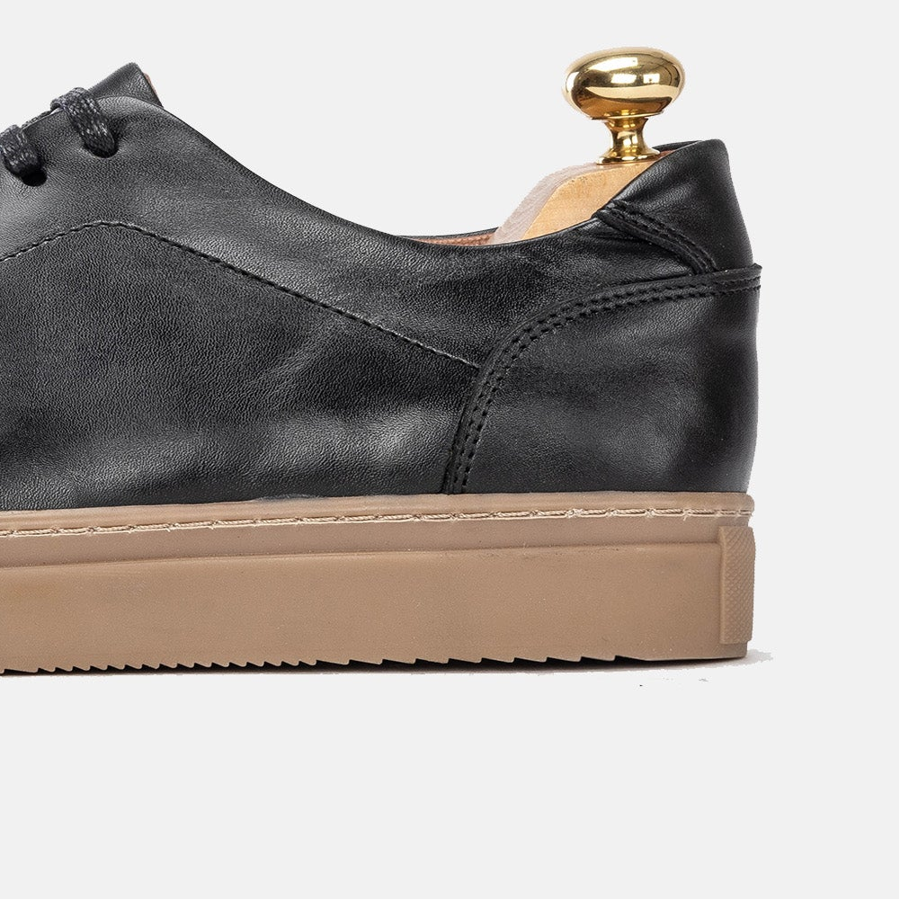 Volzak 5150 Basket en cuir Noir