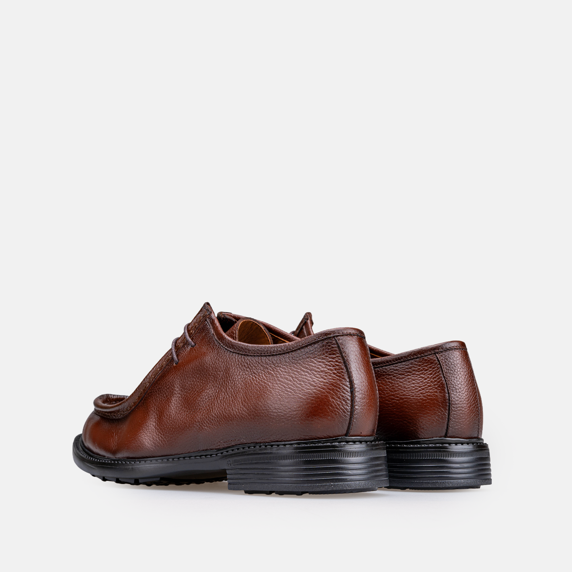 Volzak 5545 chaussure en cuir Marron Grainé