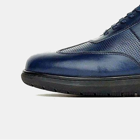Volzak 6004 Chaussure en cuir bleu