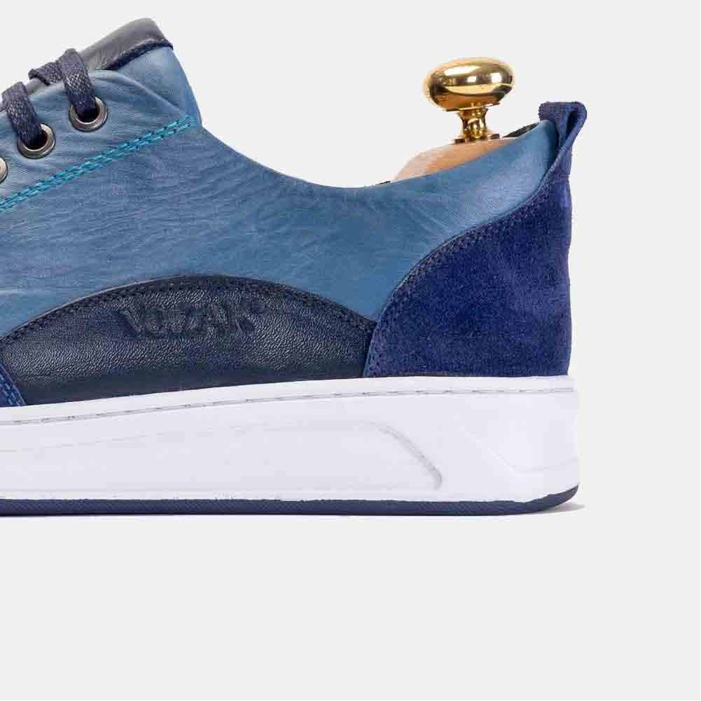 Volzak 6021 Leather Sneakers Sky Blue