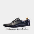 Volzak 6028 Black Leather Sneakers