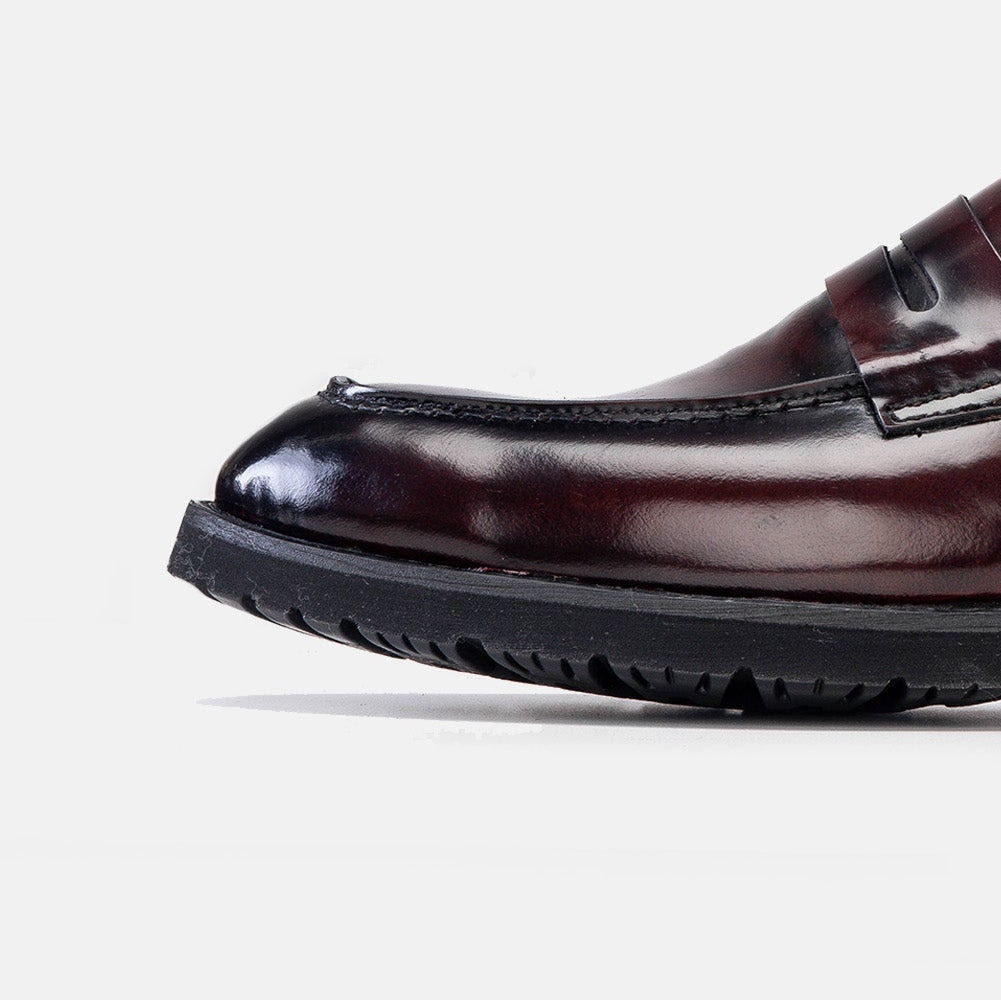 Volzak 5164 chaussure en cuir Démasquable bordeaux